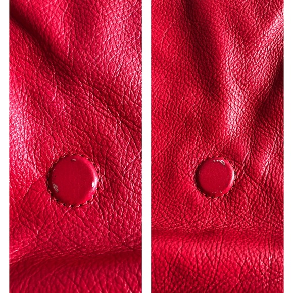 Tory Burch Deep Coral Foldover Messenger Bag - Picture 4 of 8